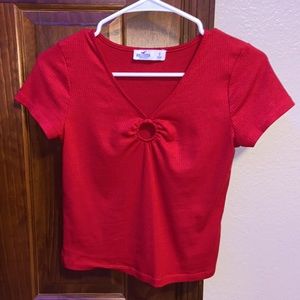 Size small red Hollister shirt